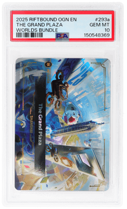 2025 League of Legends Riftbound Worlds Bundle Shanghai the Grand Plaza #293a PSA 10