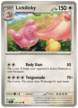 2024 Lickilicky #125 Temporal Forces