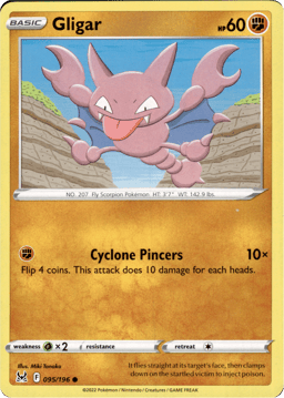 2022 Gligar #95 Lost Origin