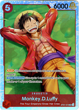 2025 Monkey.D.Luffy (foil) #14 EX Gear 5