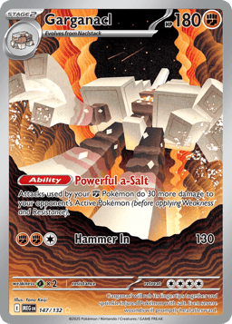 2025 Garganacl #147 Mega Evolution