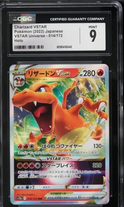 2022 Pokemon Japanese Sword & Shield VSTAR Universe Charizard VSTAR #14 CGC 9 MINT