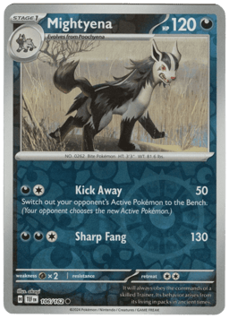 2024 Mightyena #106 Temporal Forces