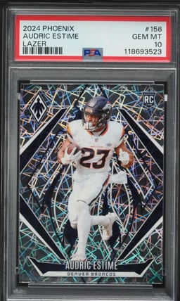 2024 Panini Phoenix Lazer Audric Estime ROOKIE #156 PSA 10 GEM MINT