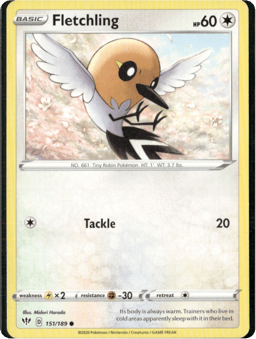2020 Fletchling #151 Darkness Ablaze