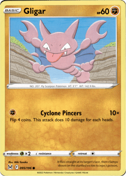 2022 Gligar #95 Lost Origin