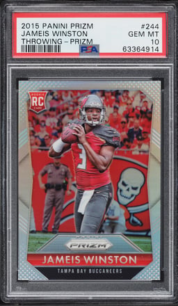 2015 Panini Prizm Silver Jameis Winston ROOKIE #244 PSA 10 GEM MINT