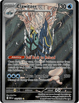 2025 Clawitzer #141 Mega Evolution
