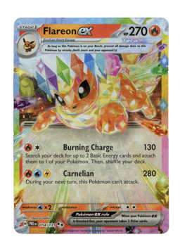 2025 Flareon ex #14 Prismatic Evolutions