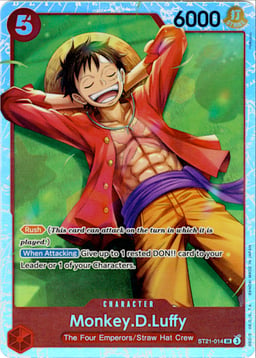 2025 Monkey.D.Luffy (foil) #14 EX Gear 5