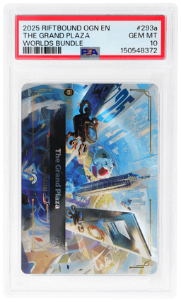 2025 Riftbound League of Legends Origins Worlds Bundle Shanghai the Grand Plaza #293a PSA 10