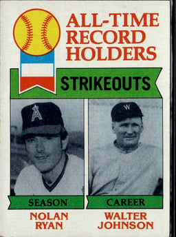 1979 Nolan Ryan #417 All-Time Record Holders