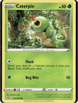 2021 Caterpie #1 Fusion Strike