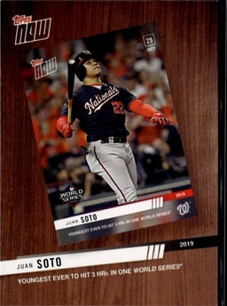 2020 Juan Soto #BTN-1 Topps Best of Now