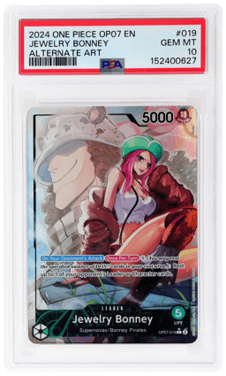 2024 One Piece 500 Years In the Future Alternate Art Jewelry Bonney #OP07019 PSA 10
