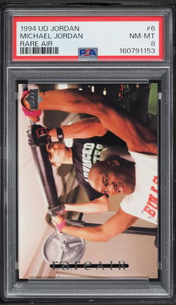 1994 Upper Deck MJ Rare Air Michael Jordan #6 PSA 8 NM-MT