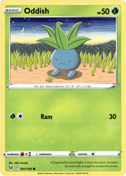 2022 Oddish #1 Lost Origin