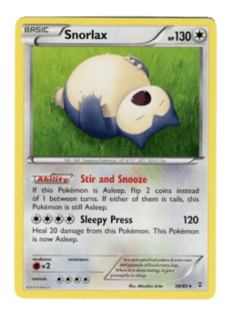 2016 Snorlax #58 Generations