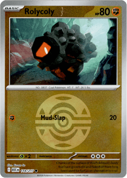 2026 Rolycoly (Ball Reverse Holofoil) #118 Ascended Heroes