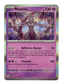 2023 Mewtwo #150 151