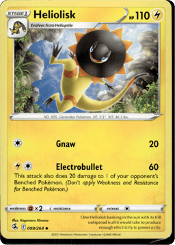2021 Heliolisk #99 Fusion Strike