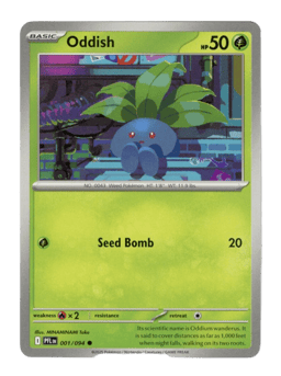 2025 Oddish #1 Phantasmal Flames