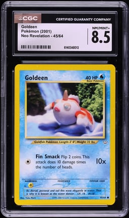 2001 Pokemon Neo Revelation Goldeen #45 CGC 8.5 NM-MT+