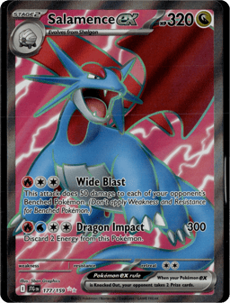 2025 Salamence ex #177 Journey Together