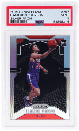 2019 Panini Prizm Silver Prizm Cameron Johnson #257 PSA 9