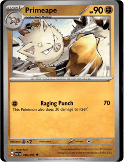 2024 Primeape #46 Paldean Fates