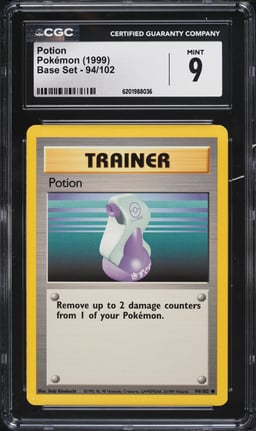 1999 Pokemon Base Set Potion #94 CGC 9 MINT