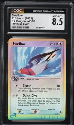 2003 Pokemon EX Dragon Reverse H