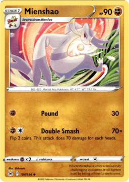 2022 Mienshao #104 Lost Origin
