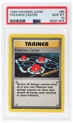 1999 Pokemon Base Set Pokemon Center #85 PSA 10