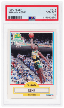 1990 Fleer Shawn Kemp #178 PSA 10