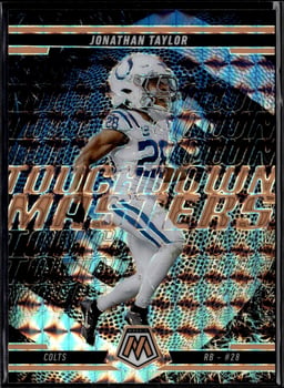 2025 Jonathan Taylor #10 Mosaic Touchdown Masters