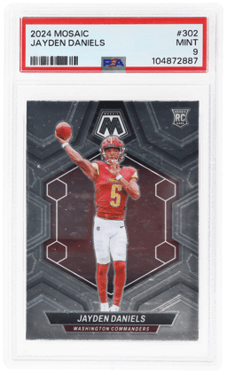 2024 Panini Mosaic Jayden Daniels #302 PSA 9