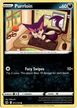 2023 Purrloin #77 Crown Zenith