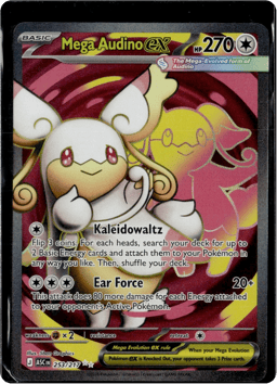 2026 Mega Audino ex #253 Ascended Heroes
