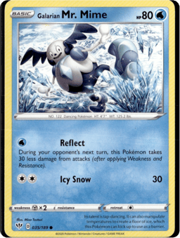 2020 Galarian Mr. Mime #35 Darkness Ablaze