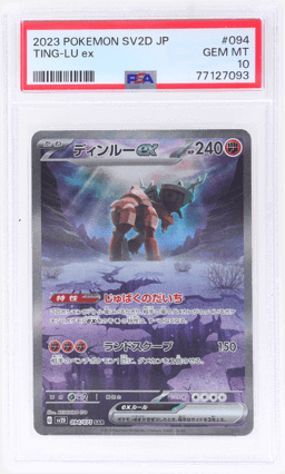 2023 Pokemon Scarlet and Violet Paldea Evolved Clay Burst Ting-Lu Ex #94 PSA 10