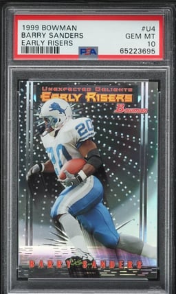1999 Bowman Early Risers Barry S