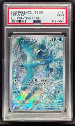 2025 Pokemon SV Journey Together - JTG EN #161/159 Articuno PSA 9