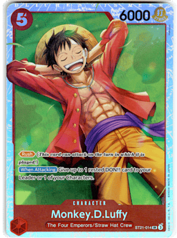 2025 Monkey.D.Luffy (foil) #14 EX Gear 5