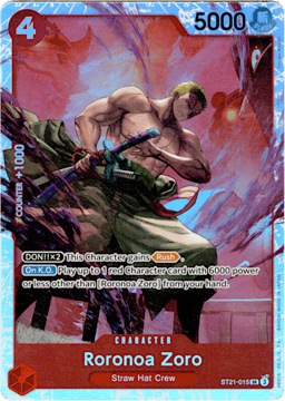 2025 Roronoa Zoro (foil) #15 EX Gear 5