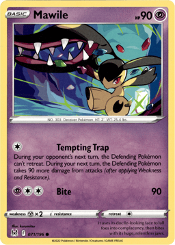 2022 Mawile #71 Lost Origin