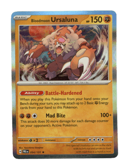 2025 Bloodmoon Ursaluna #54 Prismatic Evolutions