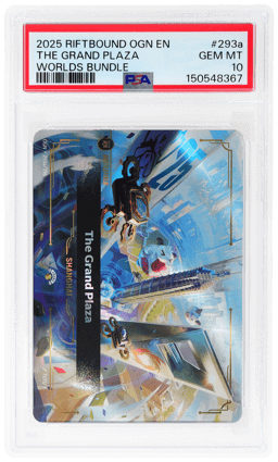 2025 Riftbound League of Legends Origins Worlds Bundle Shanghai the Grand Plaza #293a PSA 10