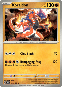 2020 Koraidon #124/198 Miscellaneous Cards & Products