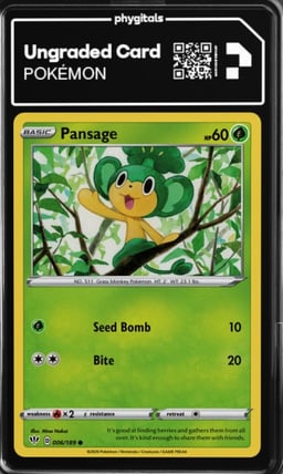 2020 Pansage Darkness Ablaze #00